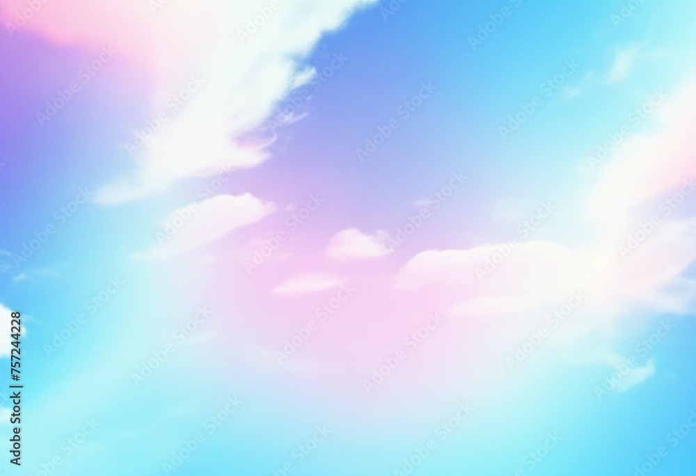 Bright spring sky colorful positive mood design, AI generated