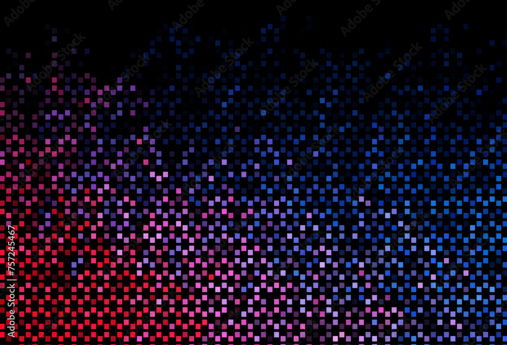 Dark Blue, Red vector backdrop with lines, rectangles.