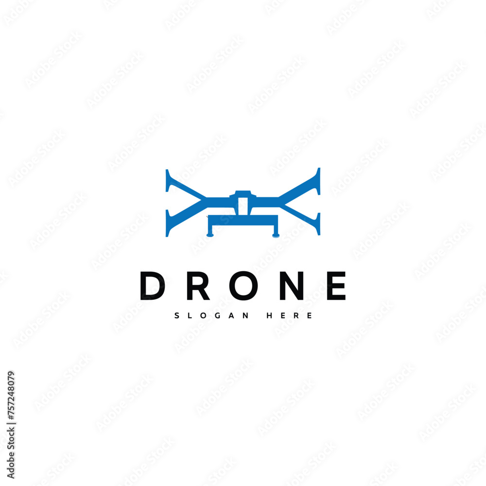 drone logo simple vector design drone logo simple vector design