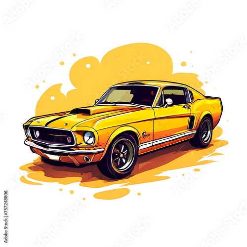 sports car vector illustration