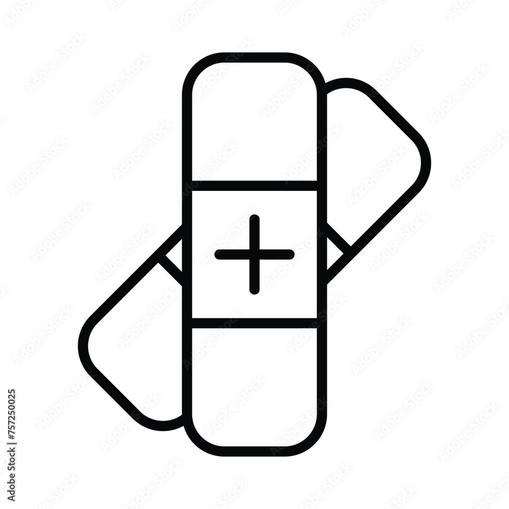 plaster icon vector template design flat and simple plaster icon vector template design flat and simple