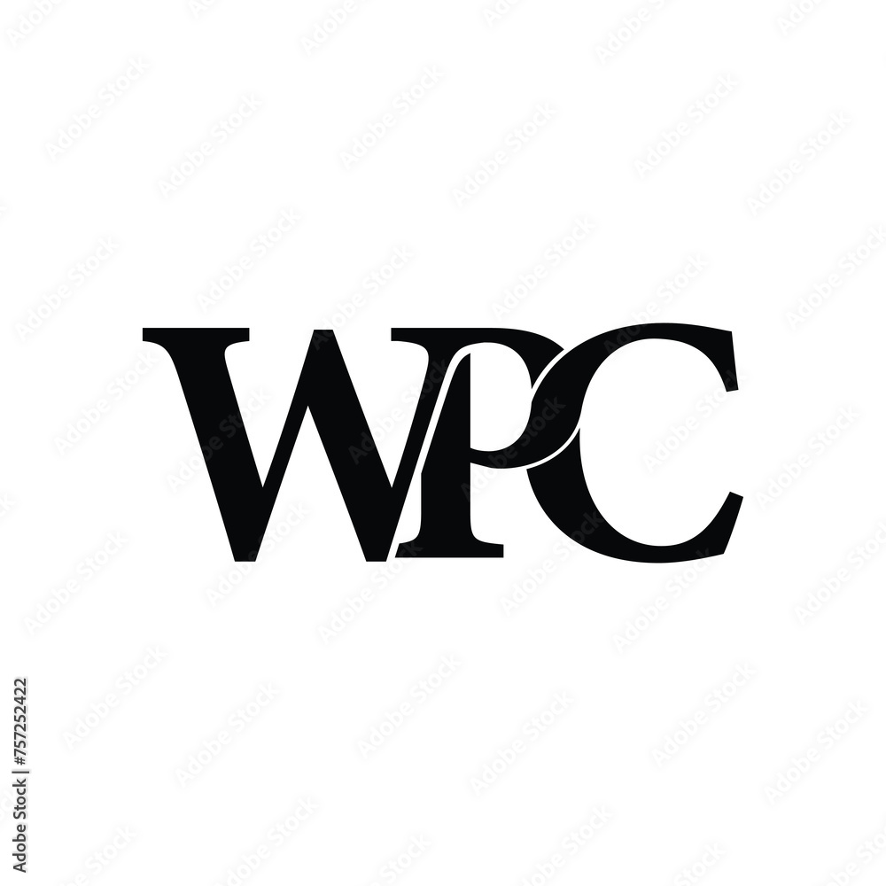 modern wpc logo design modern wpc logo design