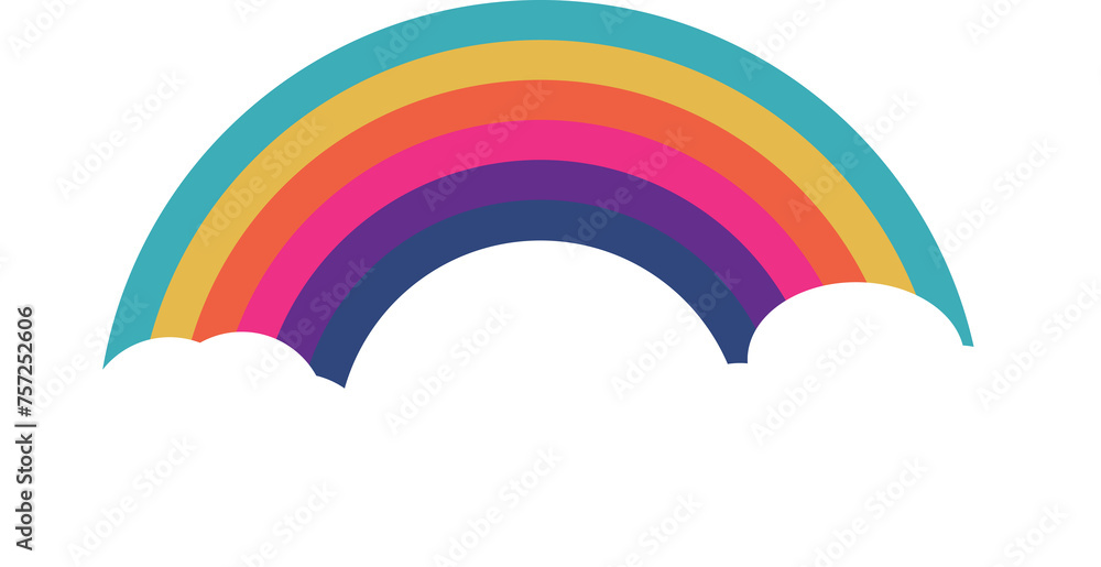 Rainbow Element , vector Illustration Rainbow Element , vector Illustration