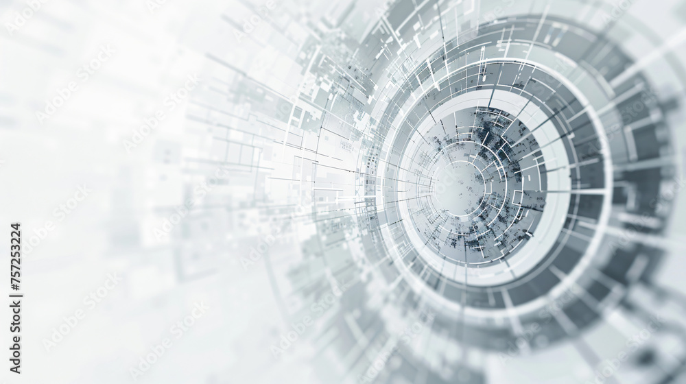 White abstract technology background, conveying a sense of advanced digital connectivity or circuitry. Ideal for futuristic designs or tech-related themes. Generative AI White abstract technology background, conveying a sense of advanced digital connectivity or circuitry. Ideal for futuristic designs or tech-related themes. Generative AI