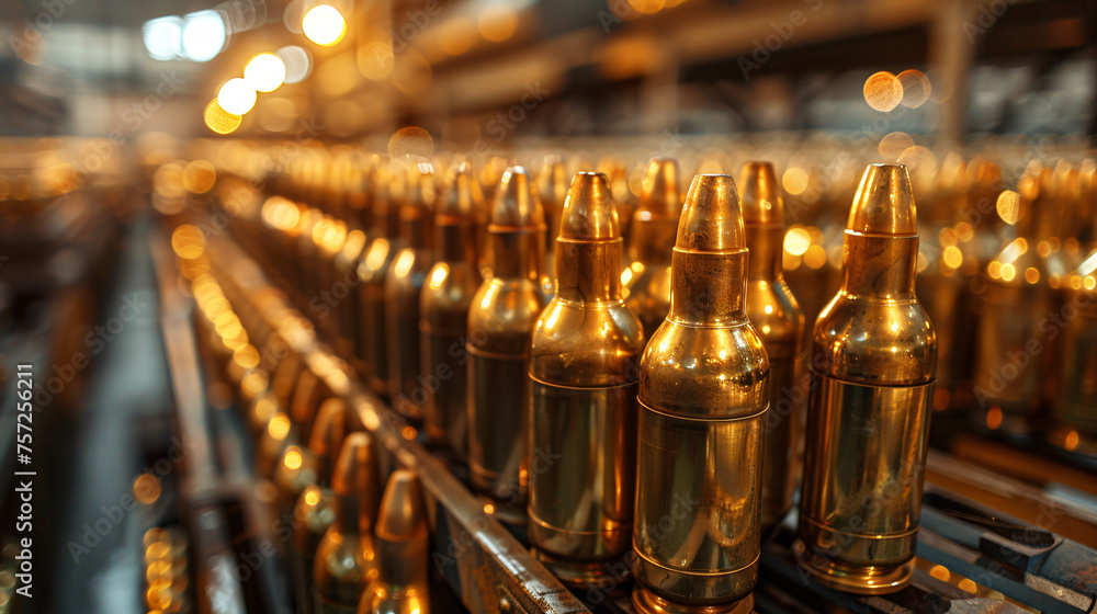 Production of projectiles for war. Large calibre for tanks. Generative AI Production of projectiles for war. Large calibre for tanks. Generative AI