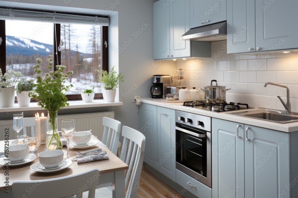 a beautiful small modern apartment kitchen professional advertising photography a beautiful small modern apartment kitchen professional advertising photography