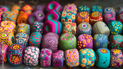 Colourful Clay Beads pattern