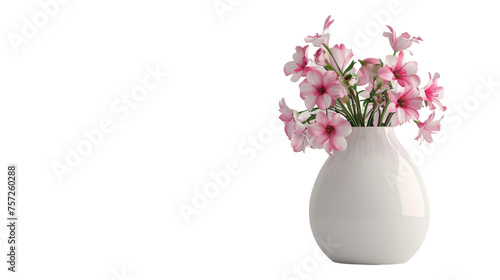 Flower Vase on Transparent Background