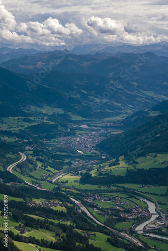 Fototapeta Naklejka Na Ścianę i Meble -  View of Werfen Austria