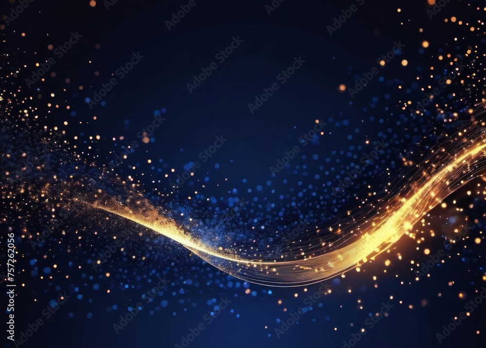Dark blue and glow particle abstract background Dark blue and glow particle abstract background