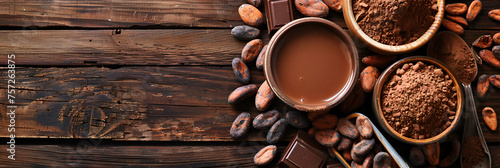 Different Conditions of Cocoa: Various Cocoa Beans, Cocoa Pods, Raw Chocolate Ingredients, Cocoa Powder and Beans, Cocoa Plant Harvest, Cocoa Farming, Generative Ai