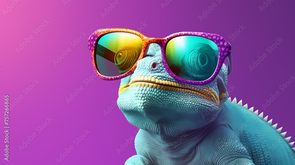 Colorful chameleon Colorful chameleon