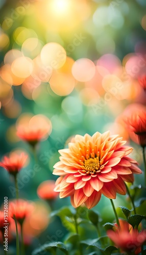 chrysanthemum close-up photo, nature wallpaper © Art&Design
