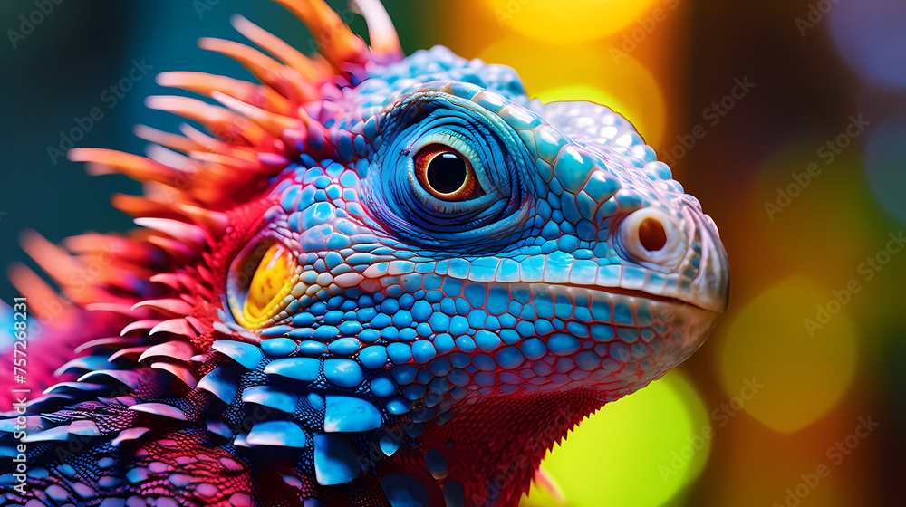 Colorful chameleon