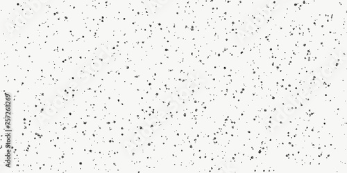 Black dotted textured background, noisy gritty dots halftone effect overlay, minimalistic vector vintage illustration. Trendy monochrome banner in grunge style, spray. photo