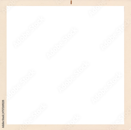 Vintage Photo Paper Frame, Square