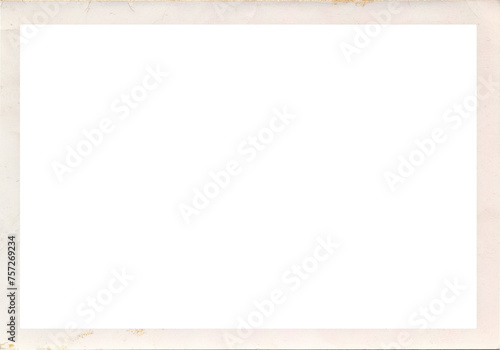 Vintage Photo Paper Frame, Rectangle 1