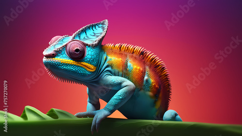 Colorful chameleon