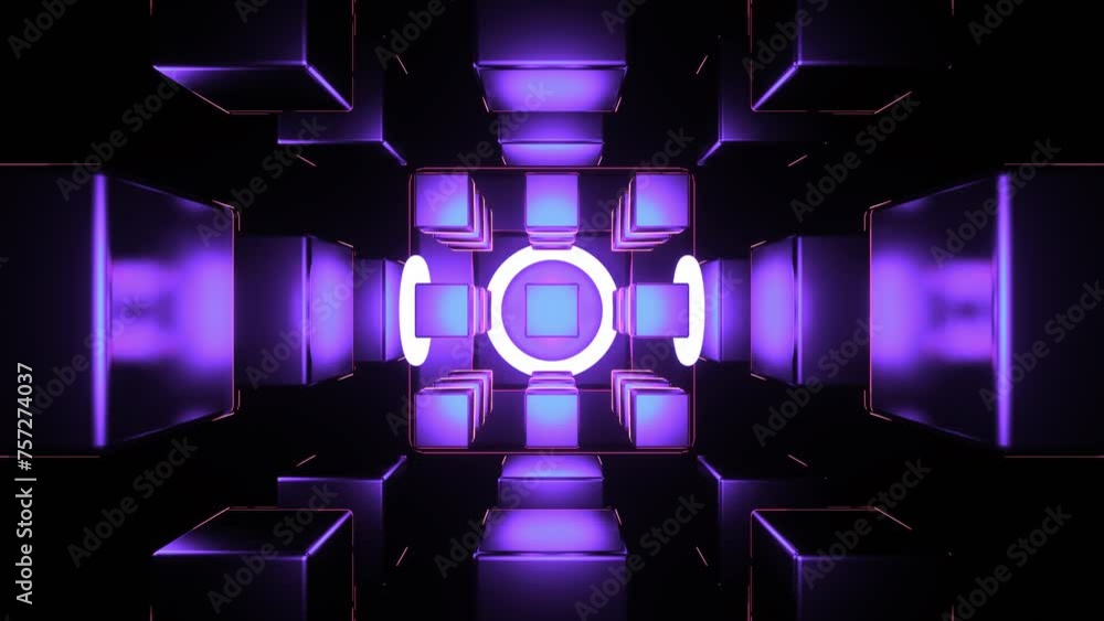 seamless loop 3d animation geometric patterns for live concert music ...