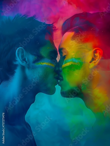 Gay Pride background wallpaper, poster card, rainbow, homosexual, love, colorful