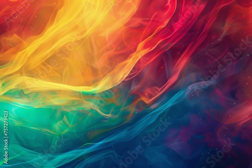 abstract background with a multi-colored pattern of smoke and fire. abstract background for Find a Rainbow Day