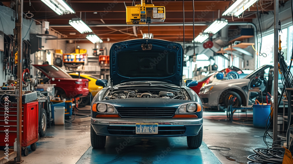 car repair in auto repair shop
