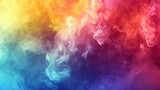 Colorful smoke background, abstract background for presentations, Colorful Smoke Swirls, Captivating Display of Colorful Smoke: Soft Yellows, Tranquil Blues, and Delicate Pinks Merge into Purples,