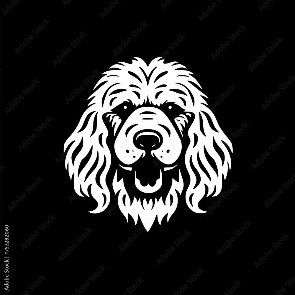 Poodle Dog | Minimalist and Simple Silhouette - Vector illustration