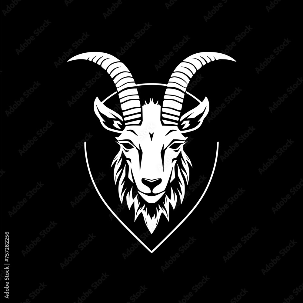 Goat | Minimalist and Simple Silhouette - Vector illustration Goat | Minimalist and Simple Silhouette - Vector illustration