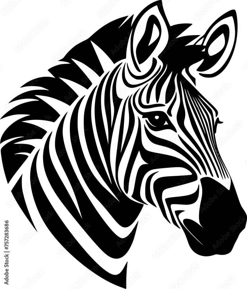 Zebra - High Quality Vector Logo - Vector illustration ideal for T-shirt graphic Zebra - High Quality Vector Logo - Vector illustration ideal for T-shirt graphic