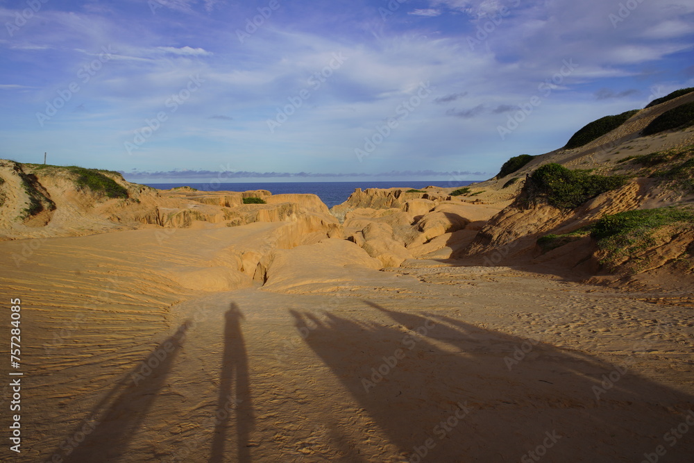 
Natural Monument of Beberibe, Labyrinth of the Cliffs of Morro Branco. Ceará, Brazil.
