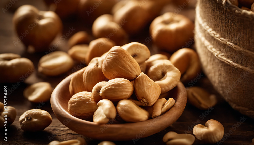Fototapeta premium nuts in a bowl