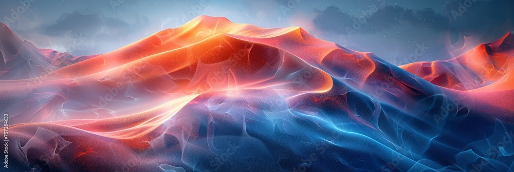 3D Background Render Abstract Art Curved, Background HD, Illustrations