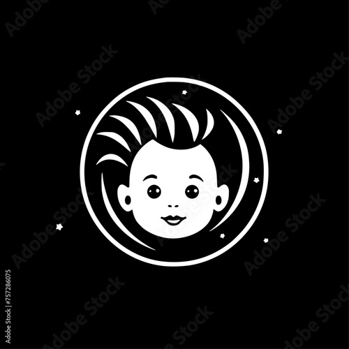 Baby - Minimalist and Flat Logo - Vector illustration