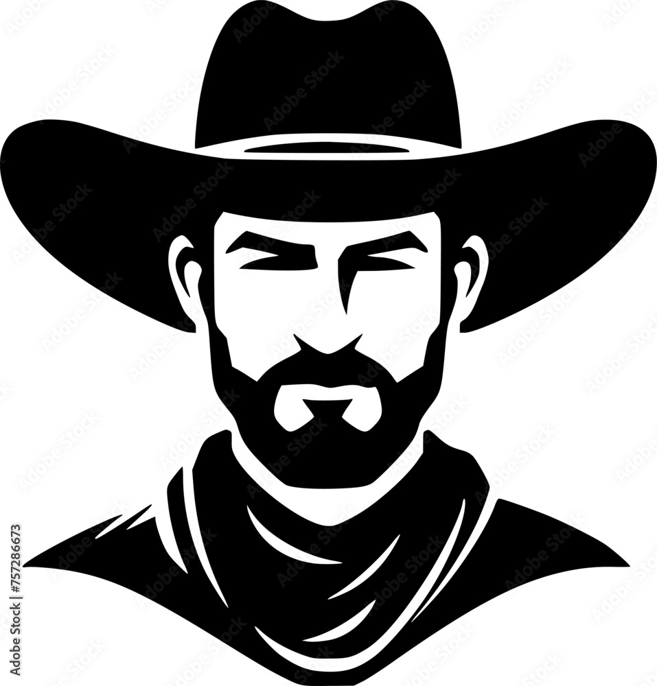 Western | Minimalist and Simple Silhouette - Vector illustration Western | Minimalist and Simple Silhouette - Vector illustration