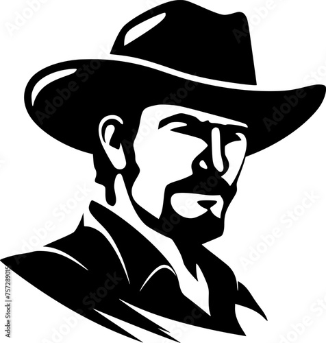 Western - High Quality Vector Logo - Vector illustration ideal for T-shirt graphic