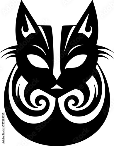 Cat | Minimalist and Simple Silhouette - Vector illustration