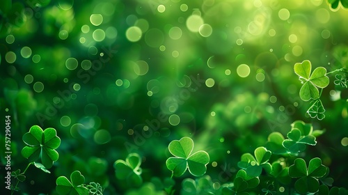 Saint Patrick's day abstract background