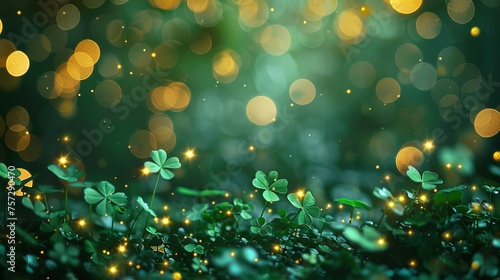 Saint Patrick's day abstract background