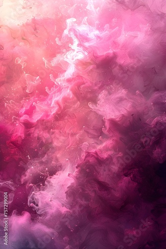 Abstract art pink background with liquid fluid grunge texture.