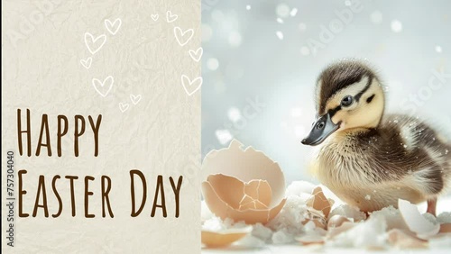 Joyeuses Pâques les poussins