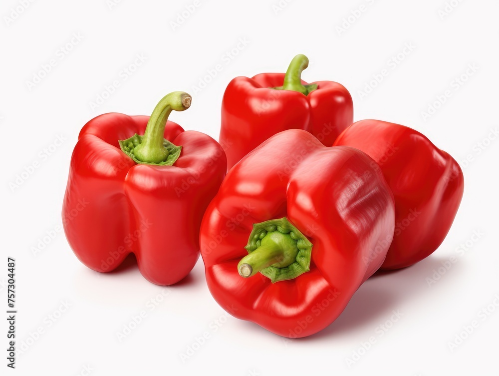 red and yellow peppers