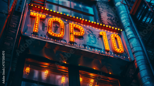 Neon Billboard Top 10. 