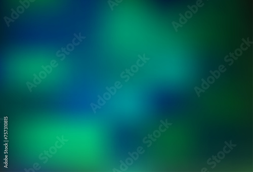 Dark Blue, Green vector blurred and colored template.
