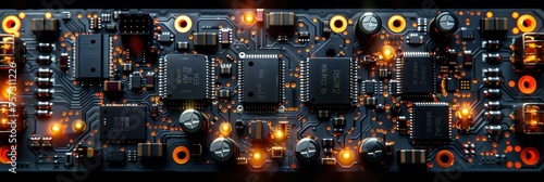 Circuit Board Background, Background HD, Illustrations