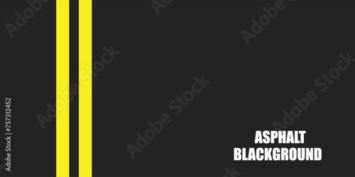 Creative vector illustration of road asphalt, tarmac background. Art design road granular asphalt top view template. Abstract concept graphic separation lines element 
