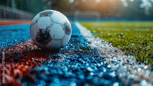 Soccer Ball on Field