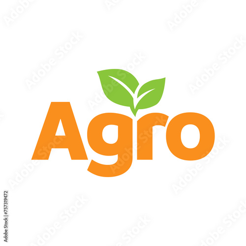 Agriculture logo. Farm concept logo design Vector on white background