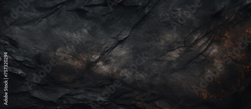 A close up of a dark cave with trees in the background, under a grey sky filled with cumulus clouds. The natural landscape is shrouded in darkness, creating a mysterious atmosphere