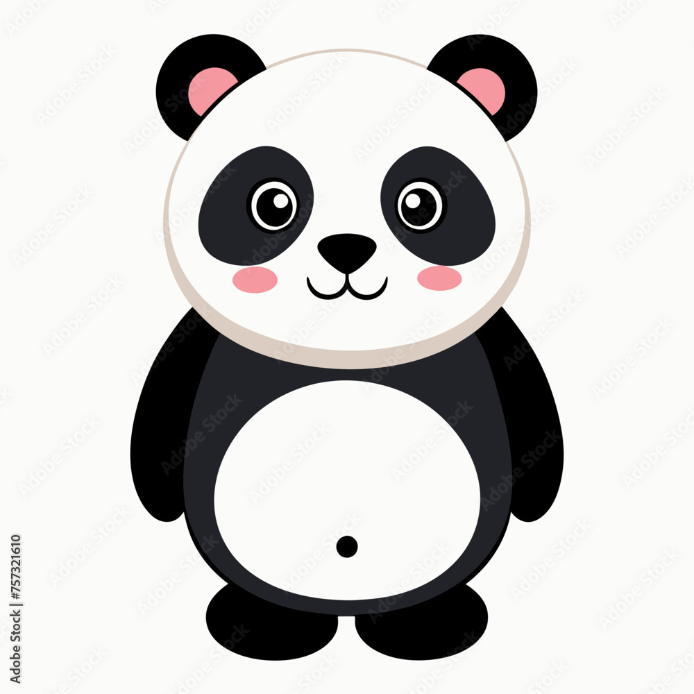 Panda, panda bears, mascot, pet, cartoon, pretty, cute, draw, Character, vector, illustration Panda, panda bears, mascot, pet, cartoon, pretty, cute, draw, Character, vector, illustration